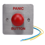 ASEC Red Dome Panic Button Flush Fit - Panic Button