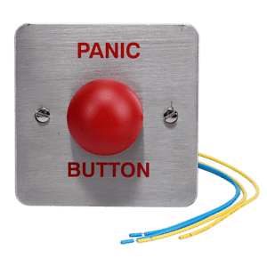 ASEC Red Dome Panic Button Flush Fit - Panic Button