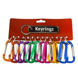 ASEC Metal Carabiner Key Ring - Large