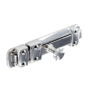ASEC Heavy Door Bolt Chrome - 100mm