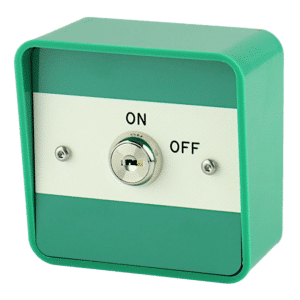 ASEC Key Switch Surface Mount Green - Double Pole