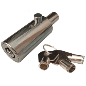 ASEC Round Body Radial Pin Tumbler Bullet Lock - 40mm KA