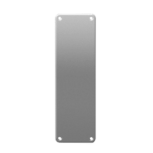 ASEC Finger Plate 75mm Width x 1.2mm Depth (SSS) Satin Stainless Steel - 300mm Height SSS