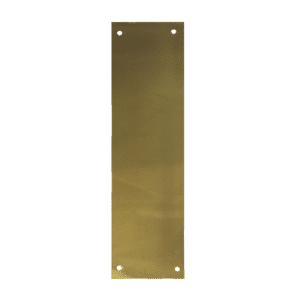 ASEC Finger Plate 75mm Width x 1.2mm Depth (PB) Polished Brass - 300mm Height PB