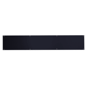 ASEC Kick Plate 150mm Height x 1.2mm Depth (BL) Powder Coated Stainless Steel Black - 785mm Width Black