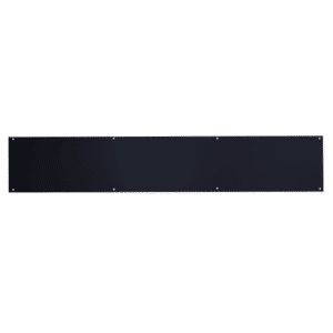 ASEC Kick Plate 150mm Height x 1.2mm Depth (BL) Powder Coated Stainless Steel Black - 800mm Width Black