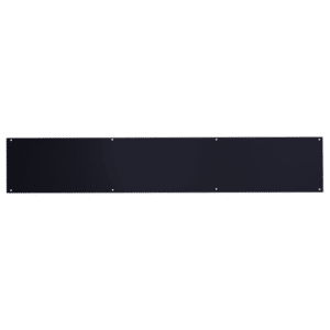 ASEC Kick Plate 150mm Height x 1.2mm Depth (BL) Powder Coated Stainless Steel Black - 835mm Width Black