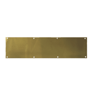 ASEC Kick Plate 150mm Height x 1.2mm Depth (PB) Polished Brass - 750mm Width PB