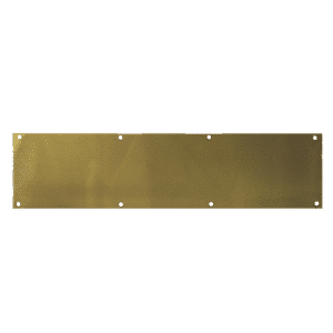 ASEC Kick Plate 150mm Height x 1.2mm Depth (PB) Polished Brass - 800mm Width PB