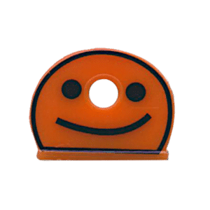 ASEC Smiley Face Half Moon Key Caps - Box of 200 - Assorted Colours