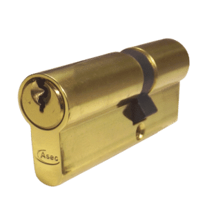 ASEC 5-Pin Euro Double Cylinder - 70mm 30/40 (25/10/35) KD PB