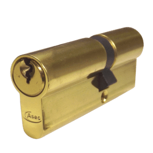 ASEC 5-Pin Euro Double Cylinder - 80mm 35/45 (30/10/40) KD PB