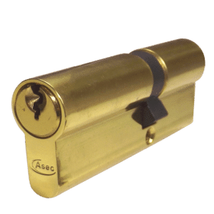ASEC 5-Pin Euro Double Cylinder - 85mm 35/50 (30/10/45) KD PB
