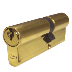 ASEC 5-Pin Euro Double Cylinder - 90mm 40/50 (35/10/45) KD PB