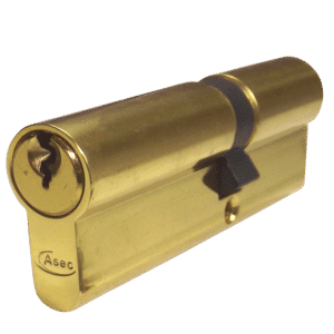 ASEC 5-Pin Euro Double Cylinder - 95mm 40/55 (35/10/50) KD PB