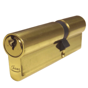 ASEC 5-Pin Euro Double Cylinder - 100mm 40/60 (35/10/55) KD PB