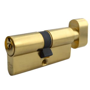 ASEC 5-Pin Euro Key & Turn Cylinder - 60mm 30/T30 (25/10/T25) KD PB