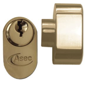 ASEC 5-Pin Oval Key & Turn Cylinder - 70mm 35/T35 (30/10/T30) KD PB