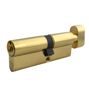 ASEC 5-Pin Euro Key & Turn Cylinder - 100mm 60/T40 (55/10/T35) KD PB