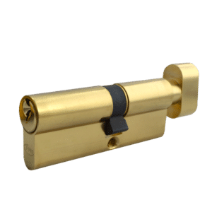 ASEC 5-Pin Euro Key & Turn Cylinder - 90mm 55/T35 (50/10/T30) KD PB