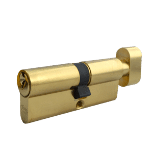 ASEC 5-Pin Euro Key & Turn Cylinder - 80mm 45/T35 (40/10/T30) KD PB