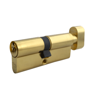 ASEC 5-Pin Euro Key & Turn Cylinder - 80mm 35/T45 (30/10/T40) KD PB