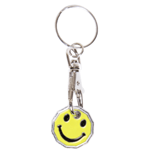 ASEC Trolley Token Key Ring - Smiley Face