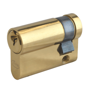 ASEC 6-Pin Euro Half Cylinder - 45mm (35/10) KD PB