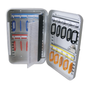 ASEC Key Cabinet - Key Locking - Cream - 35 Keys