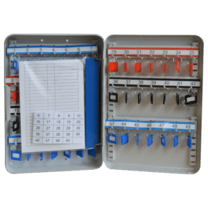 ASEC Key Cabinet - Key Locking - Cream - 49 Keys