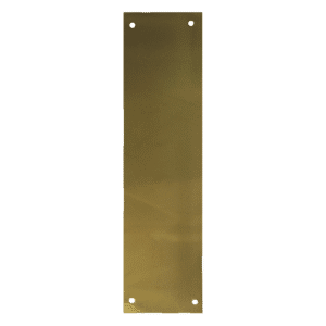 ASEC 75mm Wide Polished Brass Finger Plate - 300mm PB Standard
