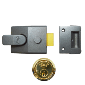 ASEC AS15 & AS19 Deadlocking Nightlatch - 60mm DMG - PB Visi