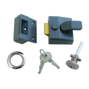 ASEC AS14 & AS18 Non-Deadlocking Nightlatch - 40mm DMG Case - SC Cyl Boxed