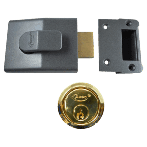 ASEC AS11 Deadbolt Nightlatch - 60mm DMG Case with PB Cylinder Boxed