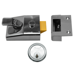 ASEC AS15 & AS19 Deadlocking Nightlatch - 40mm PC - SC Visi