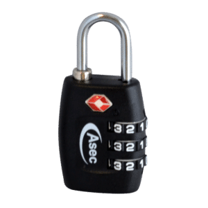 ASEC TSA Combination Padlock - 30mm KD Visi