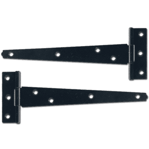 ASEC Light Tee Hinge - Black - 300mm (Pair)