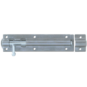 ASEC Zinc Plated Straight Tower Bolt - Zinc Plated - 150mm