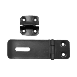 ASEC Safety Hasp & Staple - Black - 75mm