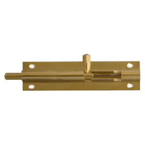 ASEC Brass 25mm Wide Straight Barrel Bolt - 102mm Visi