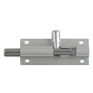 ASEC Aluminium 25mm Wide Straight Barrel Bolt - 64mm Visi