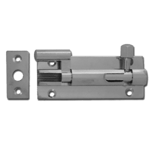 ASEC Chrome Necked Barrel Bolt - 64mm Visi
