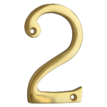 ASEC Metal Numerals - 76mm PB `2` Visi