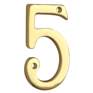 ASEC Metal Numerals - 76mm PB `5` Visi
