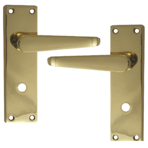 ASEC Victorian Plate Mounted Bathroom Lever Furniture - PB Visi