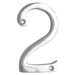 ASEC Metal Numerals - 76mm CP `2` Visi