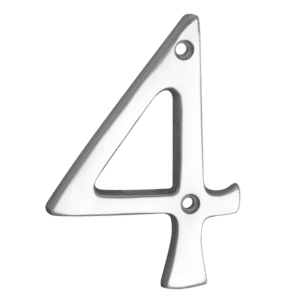 ASEC Metal Numerals - 76mm CP `4` Visi