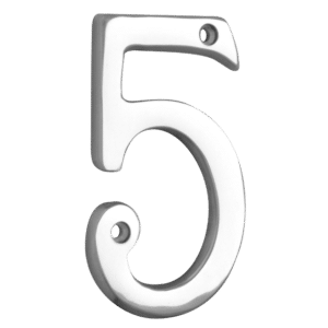 ASEC Metal Numerals - 76mm CP `5` Visi