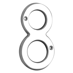 ASEC Metal Numerals - 76mm CP `8` Visi