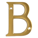 ASEC Metal Letters - 50mm PB `B`